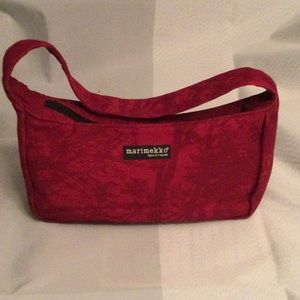 Red MARIMEKKO shoulder bag